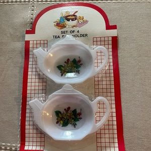 Vintage tea bag holders